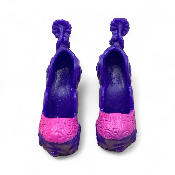 Ever After High Replacement Shoes Kitty Cheshire Way Too Wonderland Doll Purple - Picture 2 of 4